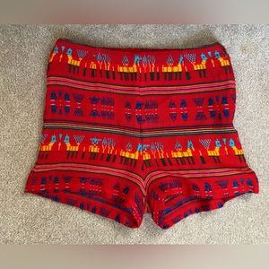 VINTAGE Aztec High Waisted Shorts S